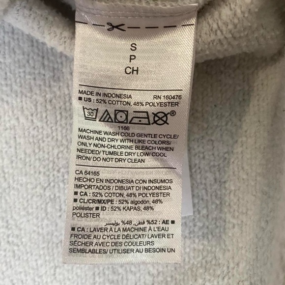 Old Navy SoComfy Relaxed Tunic Sweatshirt Size Small Heather Grey - Picture 6 of 7